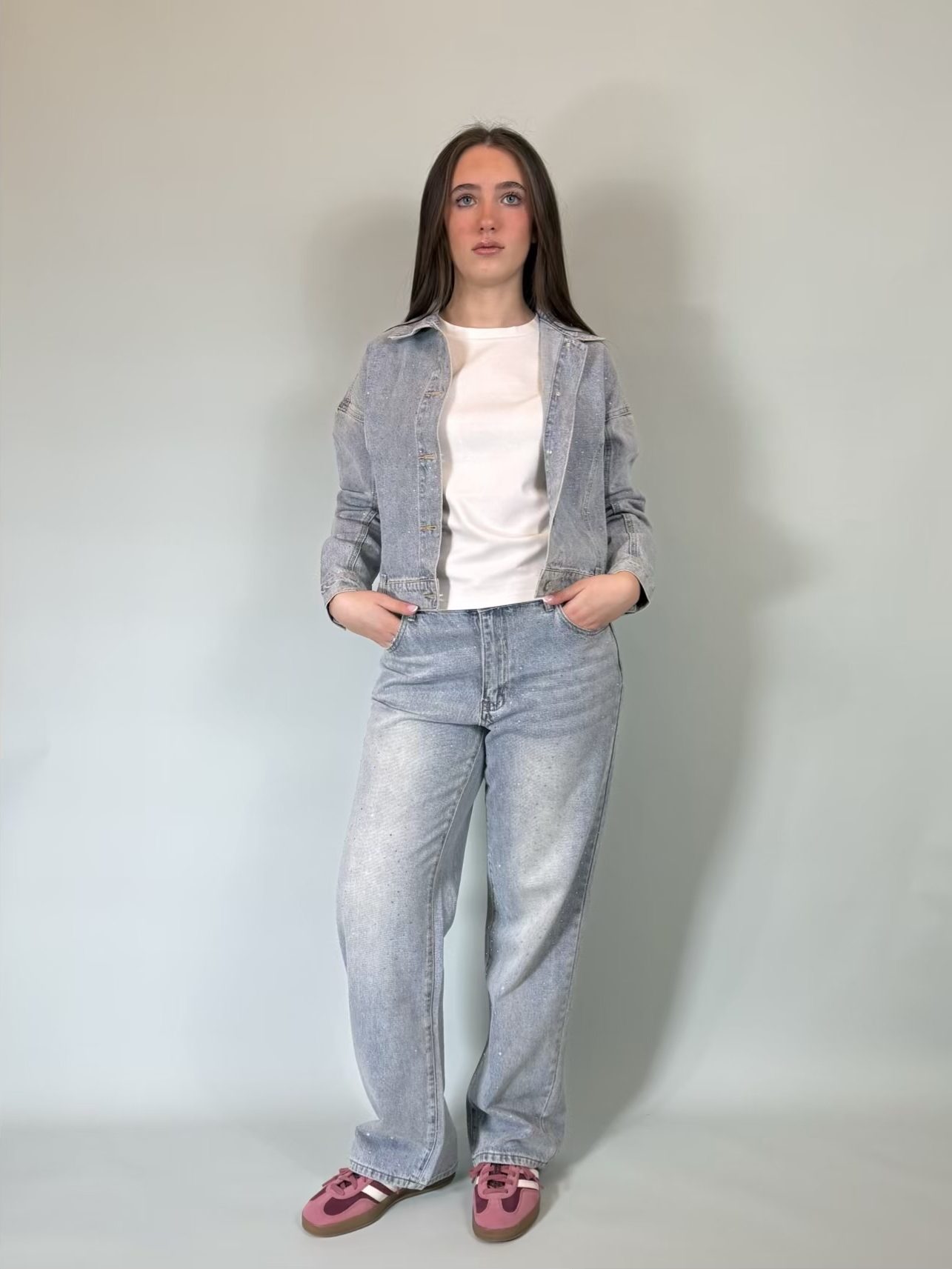 Giubbetto Jeans Strass - Molly Bracken - immagine 4
