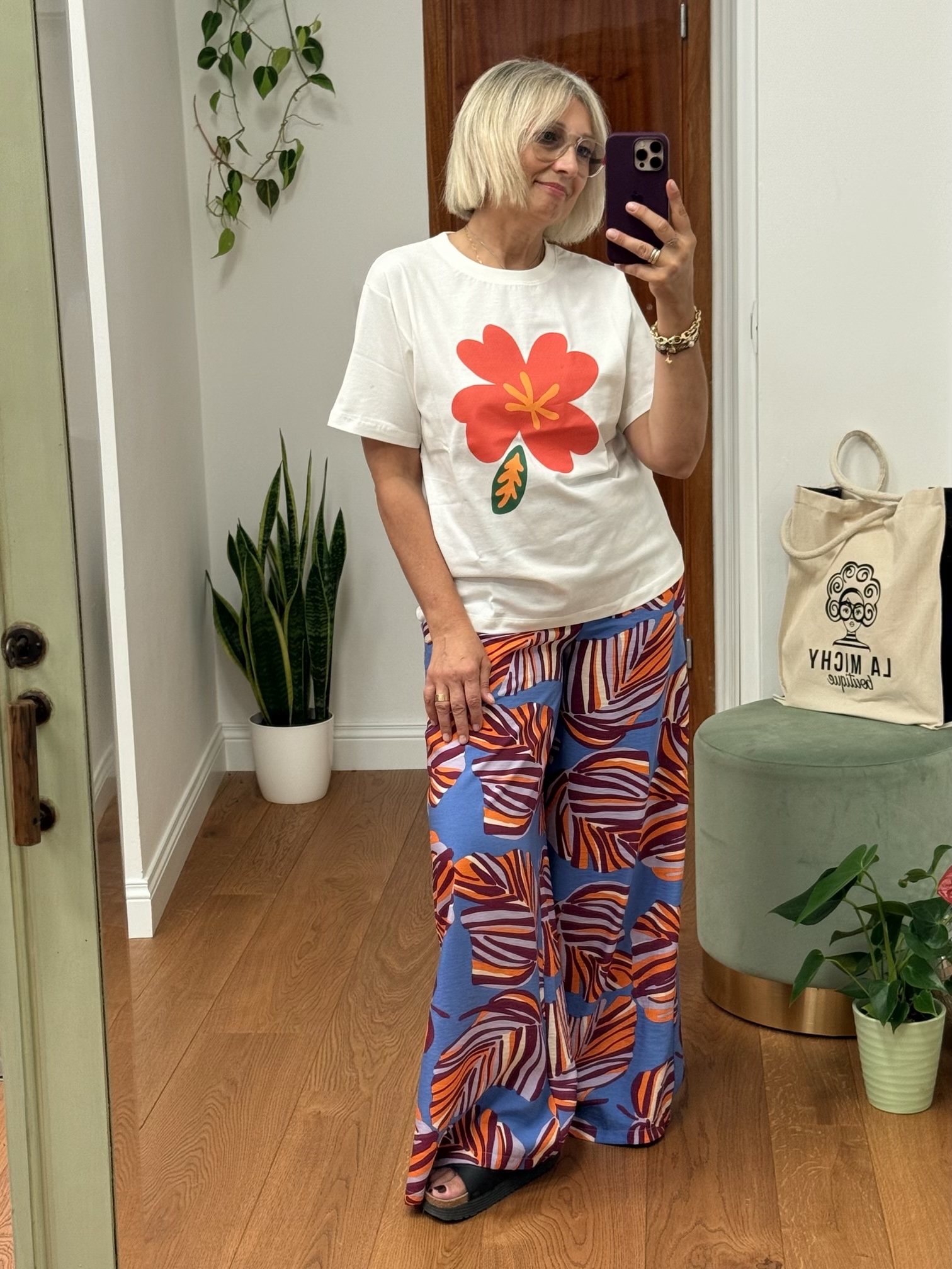 Pantalone Flowers - immagine 3