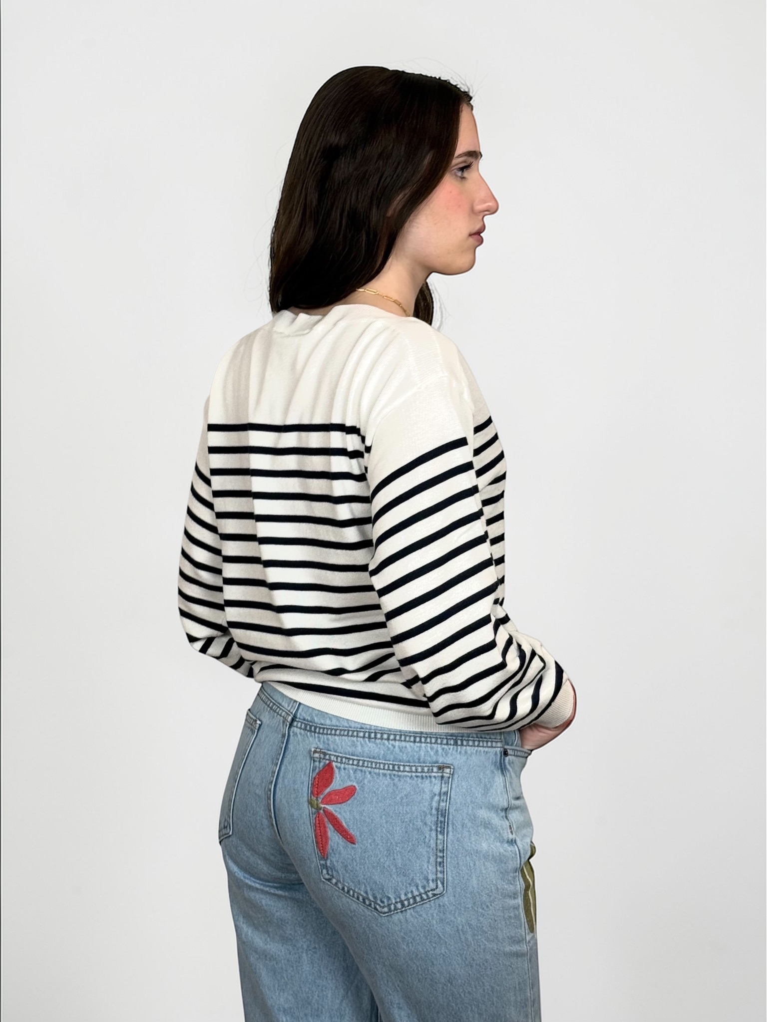 Maglia righe blu - Ichi - immagine 2