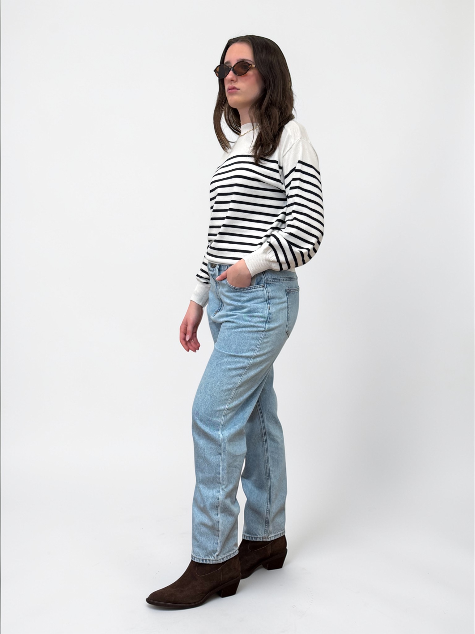 Maglia righe blu - Ichi - immagine 3