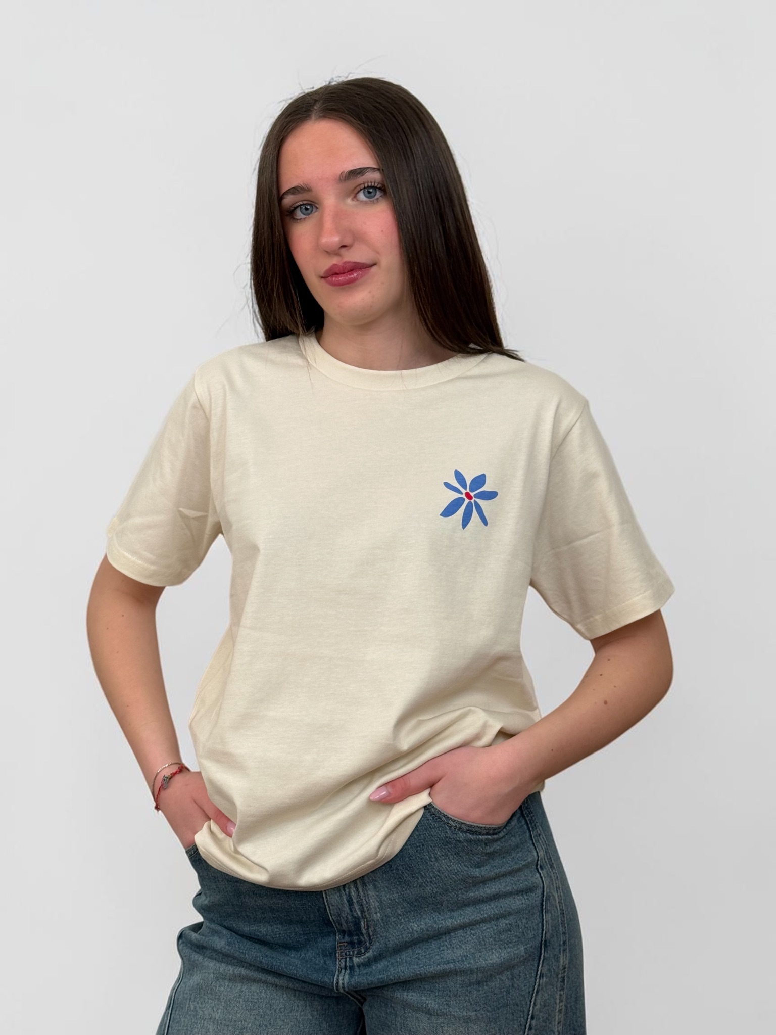 T-Shirt Retro Fiore - Ichi - immagine 2