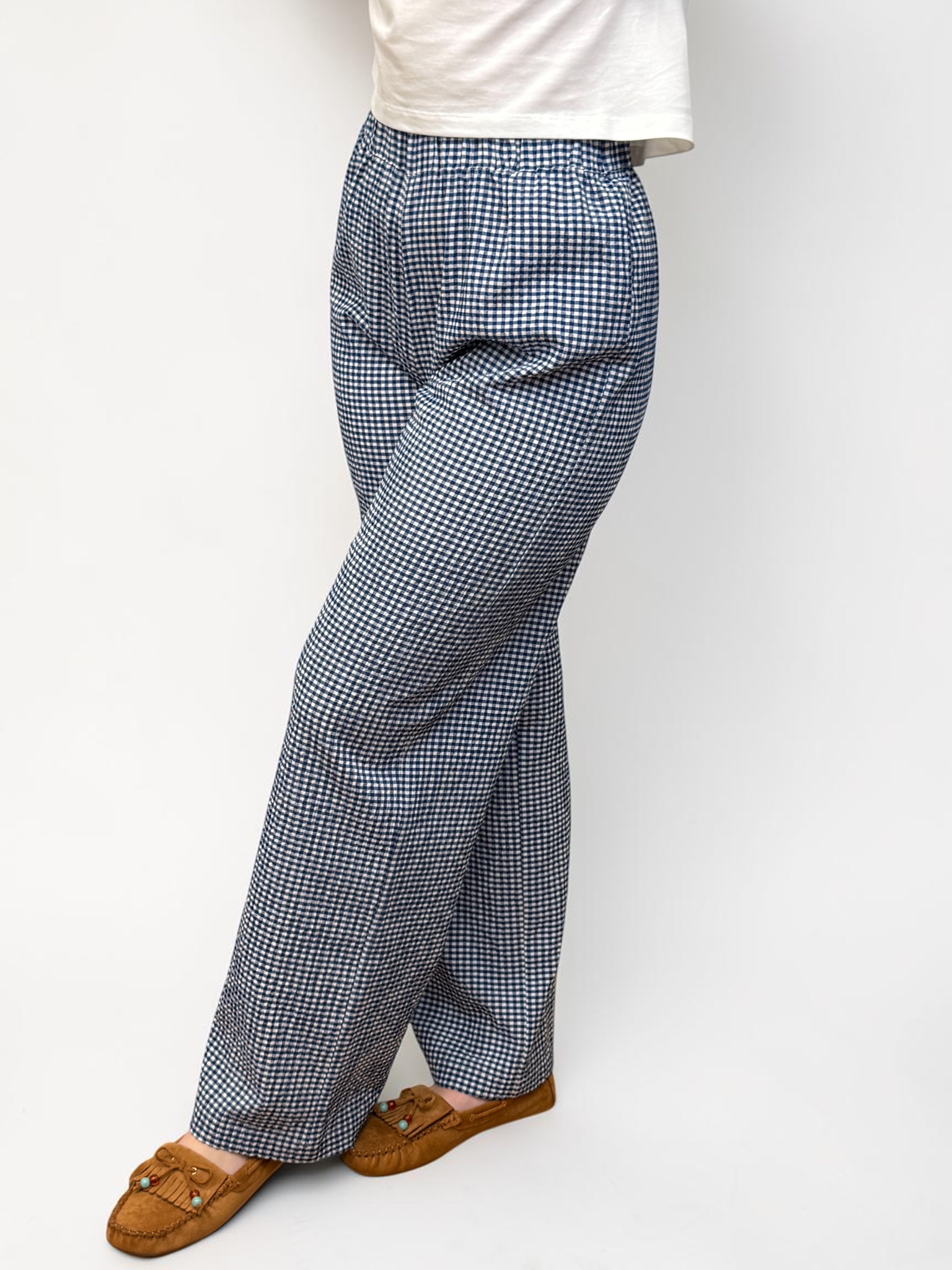 Pantalone Check - Ichi - immagine 5