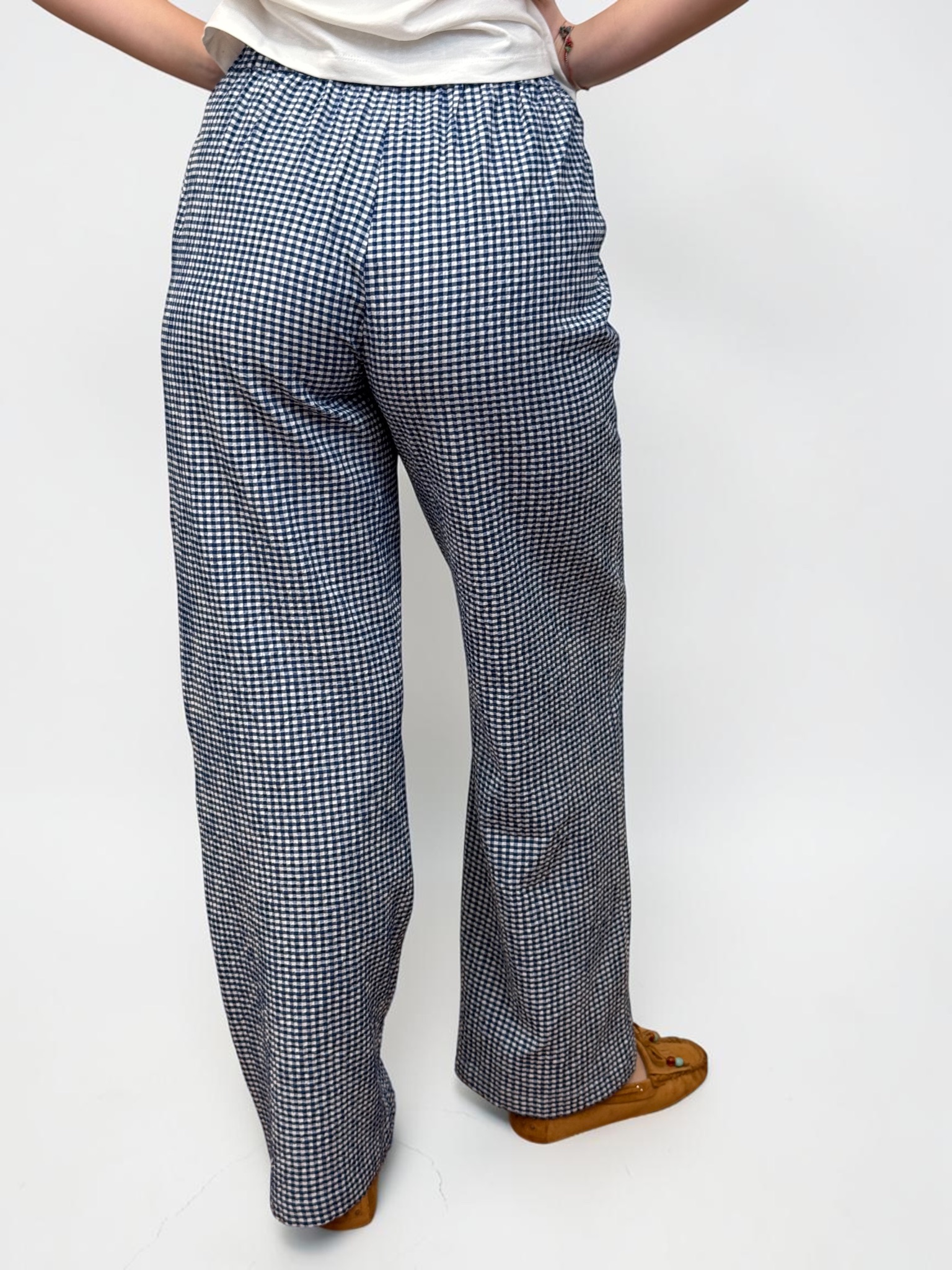 Pantalone Check - Ichi - immagine 4