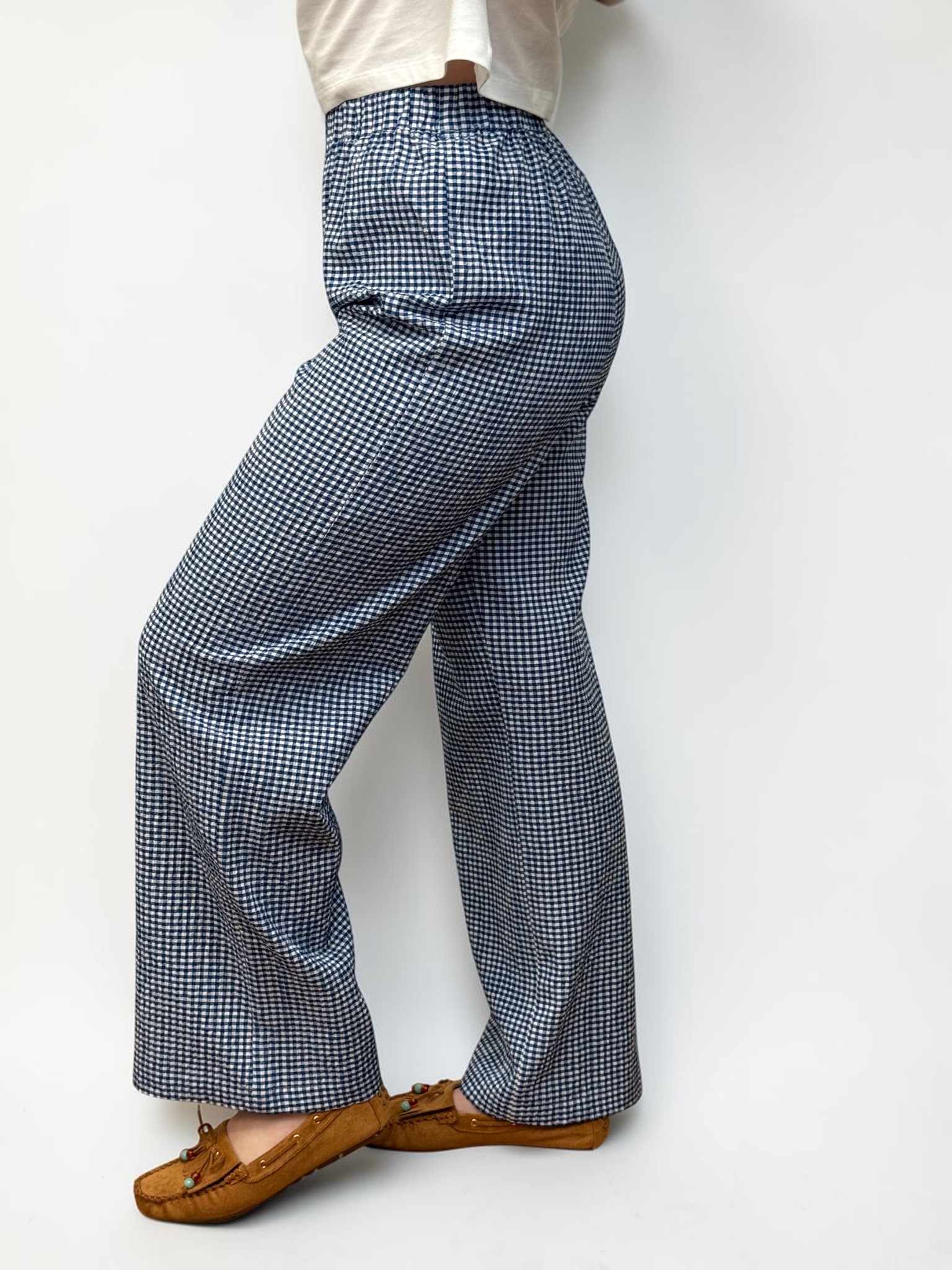 Pantalone Check - Ichi - immagine 2
