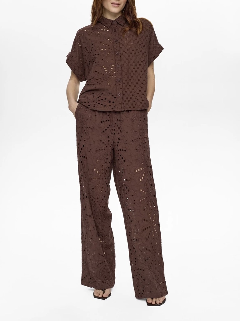 Camicia Sangallo Caffè - Numph - immagine 4