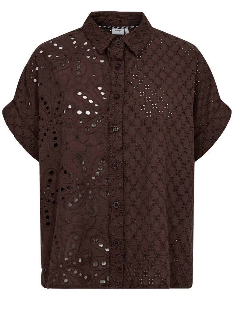 Camicia Sangallo Caffè - Numph - immagine 5