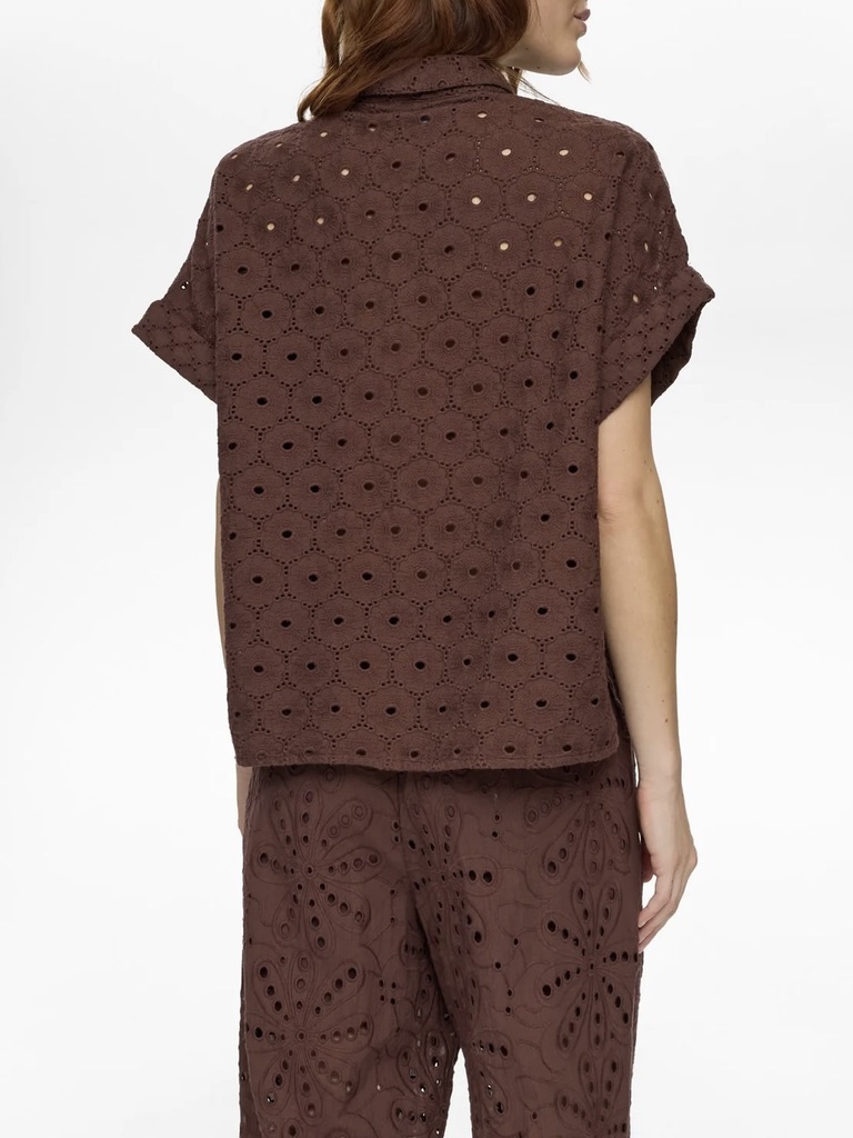 Camicia Sangallo Caffè - Numph - immagine 3