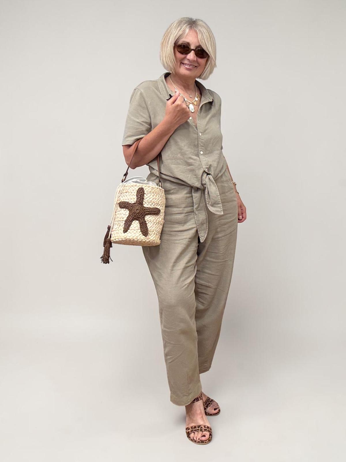 Pantalone Barrel Nodo - Ichi